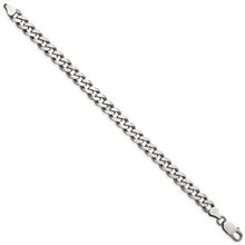Load image into Gallery viewer, Sterling Silver Antiqued 7.5mm Curb Chain
