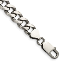 Load image into Gallery viewer, Sterling Silver Antiqued 7.5mm Curb Chain
