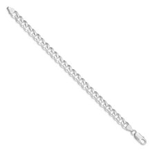 Load image into Gallery viewer, Sterling Silver Rhodium-plated 7.5mm Curb Chain
