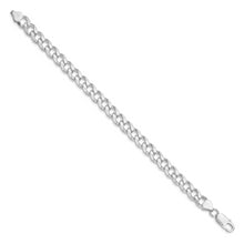 Load image into Gallery viewer, Sterling Silver Rhodium-plated 8mm Curb Chain

