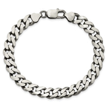 Load image into Gallery viewer, Sterling Silver Antiqued 9mm Curb Chain

