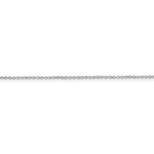 Load image into Gallery viewer, Sterling Silver Rhodium-plated 1mm Cable Chain
