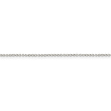 Load image into Gallery viewer, Sterling Silver Rhodium-plated 1.25mm Cable Chain
