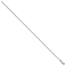 Load image into Gallery viewer, Sterling Silver 1.95mm Cable Chain Anklet
