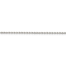 Load image into Gallery viewer, Sterling Silver Rhodium-plated 1.95mm Cable Chain
