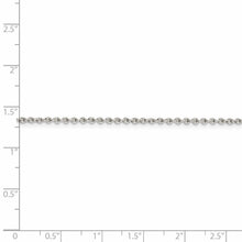 Load image into Gallery viewer, Sterling Silver Rhodium-plated 1.95mm Cable Chain
