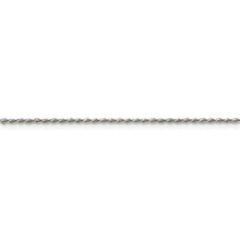 Load image into Gallery viewer, Sterling Silver 1.5mm Diamond-cut Rope Chain w/4in ext.
