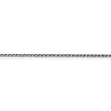 Load image into Gallery viewer, Sterling Silver Rhodium-plated 1.5mm Diamond-cut Rope Chain
