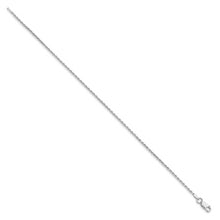 Load image into Gallery viewer, Sterling Silver Rhodium-plated 1.5mm Diamond-cut Rope Chain
