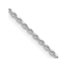 Load image into Gallery viewer, Sterling Silver Rhodium-plated 1.5mm Diamond-cut Rope Chain
