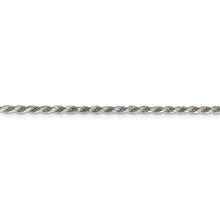 Load image into Gallery viewer, Sterling Silver Rhodium-plated 2.25mm Diamond-cut Rope Chain
