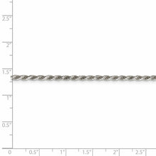 Load image into Gallery viewer, Sterling Silver Rhodium-plated 2.25mm Diamond-cut Rope Chain
