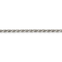 Load image into Gallery viewer, Sterling Silver 3mm Diamond-cut Rope Chain
