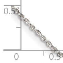 Load image into Gallery viewer, Sterling Silver 1.3mm Solid Rope Chain
