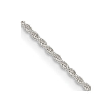 Load image into Gallery viewer, Sterling Silver 1.3mm Solid Rope Chain
