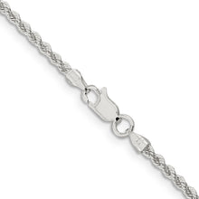 Load image into Gallery viewer, Sterling Silver 2.3mm Solid Rope Chain
