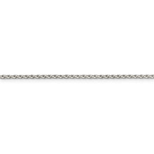 Load image into Gallery viewer, Sterling Silver 1.5mm Diamond-cut Spiga Chain w/4in ext.
