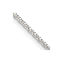 Load image into Gallery viewer, Sterling Silver 1.5mm Diamond-cut Spiga Chain w/2in ext.
