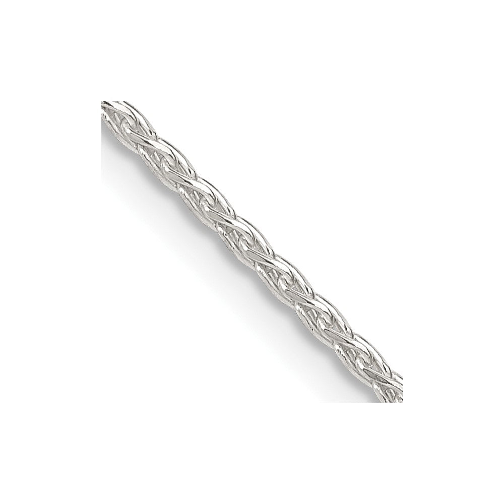 Sterling Silver 1.5mm Diamond-cut Spiga Chain w/2in ext.