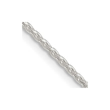 Load image into Gallery viewer, Sterling Silver 1.5mm Diamond-cut Spiga Chain w/4in ext.
