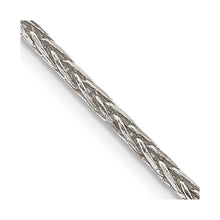 Load image into Gallery viewer, Sterling Silver 2.5mm Diamond-cut Spiga Chain
