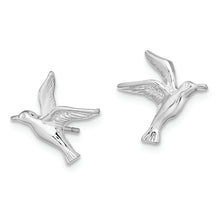 Load image into Gallery viewer, Sterling Silver Polished Seagull Post Earrings
