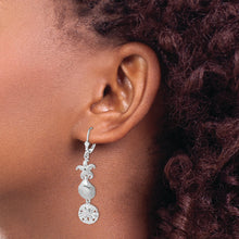 Load image into Gallery viewer, Sterling Silver Polished Sea Life Leverback Earrings
