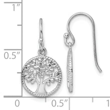 Load image into Gallery viewer, Sterling Silver RH Tree Dangle Earrings
