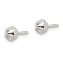Load image into Gallery viewer, Sterling Silver Polished Geometric Shape Post Earrings
