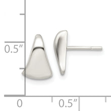 Load image into Gallery viewer, Sterling Silver Polished Fancy Wedge-shaped Post Earrings
