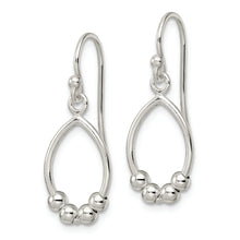 Load image into Gallery viewer, Sterling Silver Polished D/C Oval Dangle Earrings
