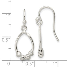 Load image into Gallery viewer, Sterling Silver Polished D/C Oval Dangle Earrings
