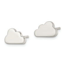 Load image into Gallery viewer, Sterling Silver Polished Cloud Post Earrings
