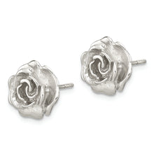 Load image into Gallery viewer, Sterling Silver Rose Post Earrings
