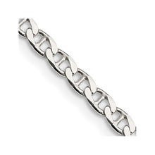 Load image into Gallery viewer, Sterling Silver 3.15mm Flat Cuban Anchor Chain
