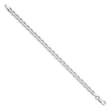 Load image into Gallery viewer, Sterling Silver 5.7mm Flat Cuban Anchor Chain
