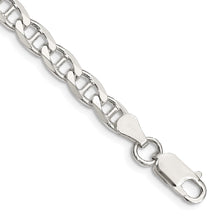 Load image into Gallery viewer, Sterling Silver 5.7mm Flat Cuban Anchor Chain
