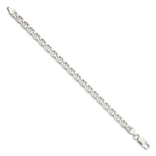 Load image into Gallery viewer, Sterling Silver 6.5mm Flat Cuban Anchor Chain
