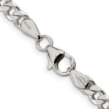 Load image into Gallery viewer, Sterling Silver Polished 5mm Curb Chain
