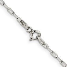 Load image into Gallery viewer, Sterling Silver 2mm Elongated Open Link Chain
