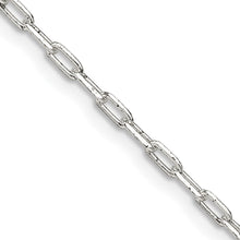 Load image into Gallery viewer, Sterling Silver 2mm Elongated Open Link Chain
