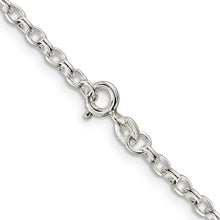 Load image into Gallery viewer, Sterling Silver 2.75mm Oval Fancy Rolo Chain

