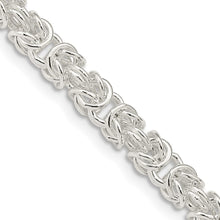 Load image into Gallery viewer, Sterling Silver 4.75mm Rounded Byzantine Chain
