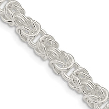 Load image into Gallery viewer, Sterling Silver 5.5mm Rounded Byzantine Chain
