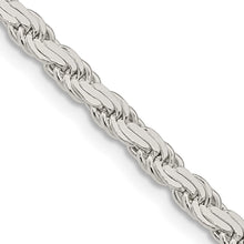 Load image into Gallery viewer, Sterling Silver 3.65mm Flat Rope Chain

