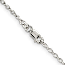 Load image into Gallery viewer, Sterling Silver 1.6mm Oval Fancy Rolo Chain
