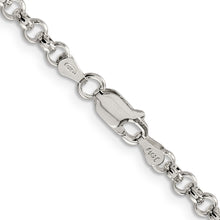 Load image into Gallery viewer, Sterling Silver 4mm Rolo Chain
