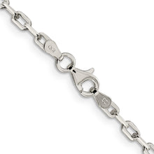 Load image into Gallery viewer, Sterling Silver 2.75mm Elongated Open Link Chain
