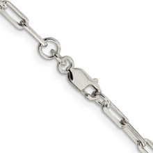 Load image into Gallery viewer, Sterling Silver 3.25mm Elongated Open Link Chain

