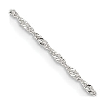 Load image into Gallery viewer, Sterling Silver 1.4mm Singapore Chain w/2in ext.

